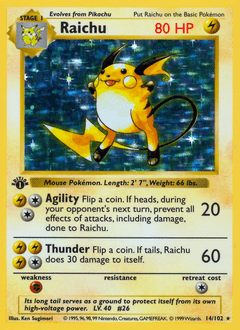 Raichu #14 from Base