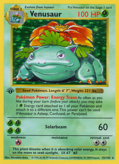 Venusaur #15 from Base