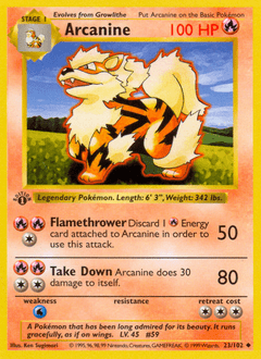 Arcanine #23 from Base