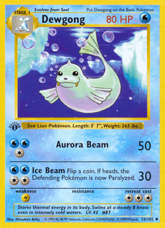 Dewgong #25 from Base