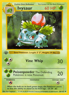 Ivysaur #30 from Base