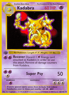 Kadabra #32 from Base