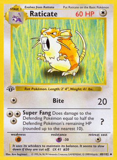 Raticate #40 from Base