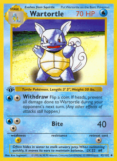 Wartortle #42 from Base