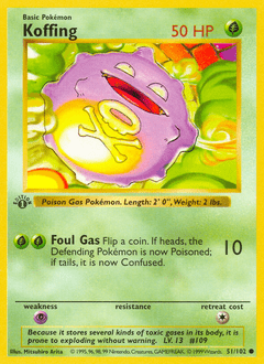 Koffing #51 from Base