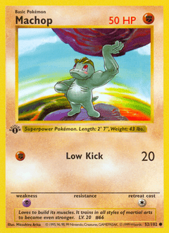 Machop #52 from Base