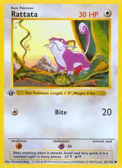Rattata #61 from Base
