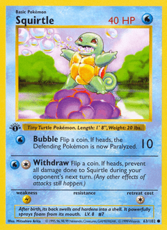 Squirtle #63 from Base