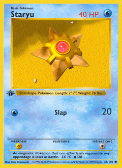 Staryu #65 from Base