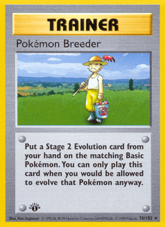 Pokémon Breeder #76 from Base