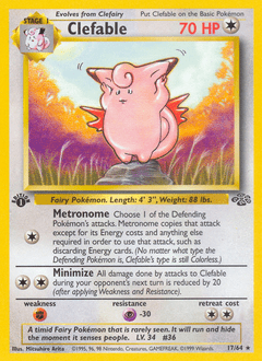 Clefable #17 from Jungle