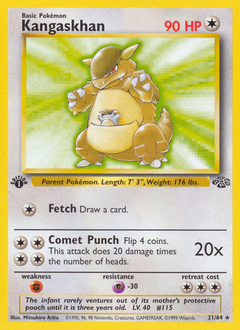 Kangaskhan #21 from Jungle