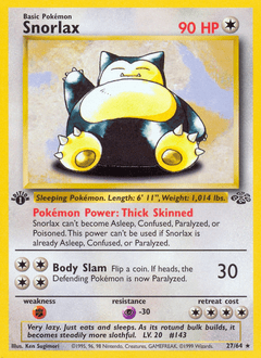 Snorlax #27 from Jungle