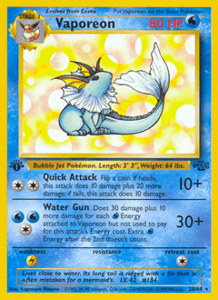 Vaporeon #28 from Jungle