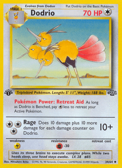 Dodrio #34 from Jungle