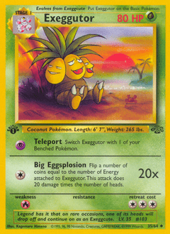 Exeggutor #35 from Jungle