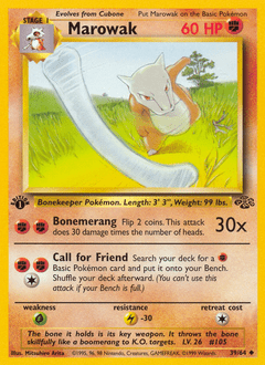Marowak #39 from Jungle
