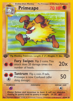 Primeape #43 from Jungle
