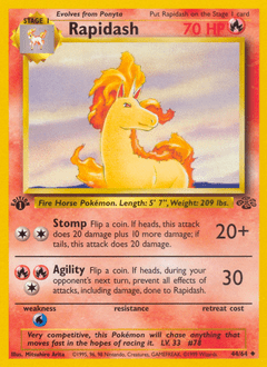 Rapidash #44 from Jungle
