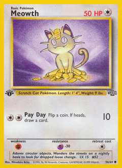 Meowth #56 from Jungle