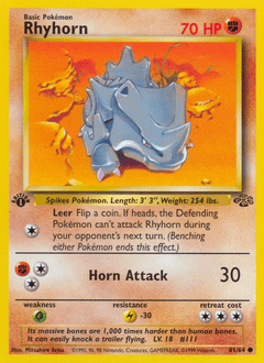 Rhyhorn #61 from Jungle