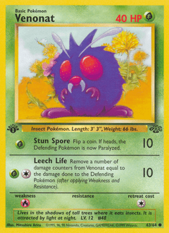 Venonat #63 from Jungle