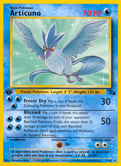 Articuno #17 from Fossil