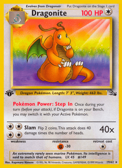Dragonite #19 from Fossil