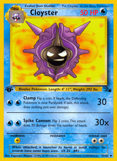 Cloyster #32 from Fossil