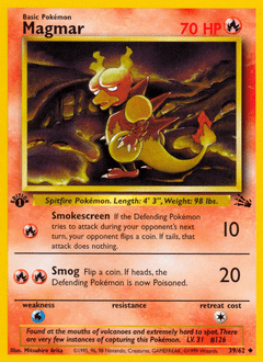 Magmar #39 from Fossil