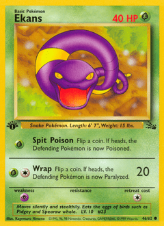 Ekans #46 from Fossil