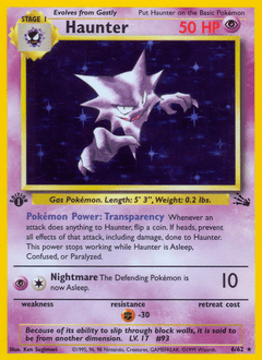 Haunter #6 from Fossil