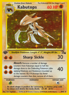 Kabutops #9 from Fossil