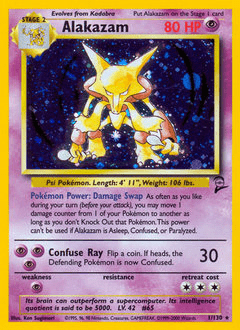 Alakazam #1 from Base Set 2