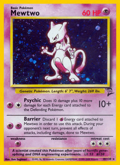 Mewtwo #10 from Base Set 2