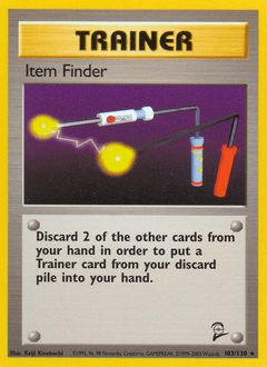 Item Finder #103 from Base Set 2