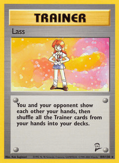 Lass #104 from Base Set 2