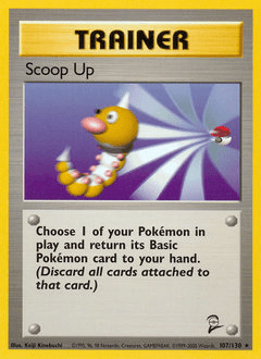 Scoop Up #107 from Base Set 2
