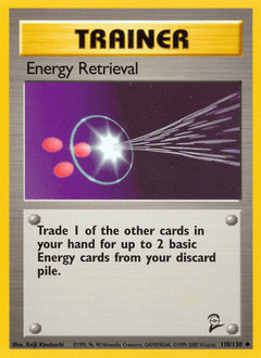 Energy Retrieval #110 from Base Set 2