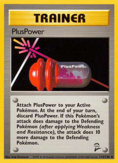 PlusPower #113 from Base Set 2