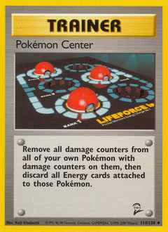 Pokémon Center #114 from Base Set 2