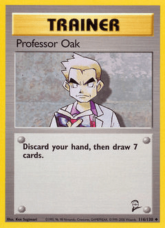 Professor Oak #116 from Base Set 2