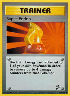 Super Potion #117 from Base Set 2