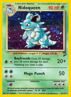 Nidoqueen #12 from Base Set 2