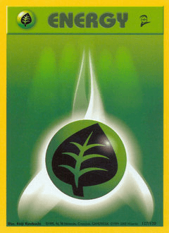Grass Energy #127 from Base Set 2