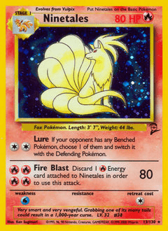 Ninetales #13 from Base Set 2