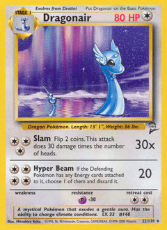 Dragonair #22 from Base Set 2