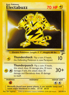Electabuzz #24 from Base Set 2