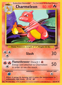 Charmeleon #35 from Base Set 2