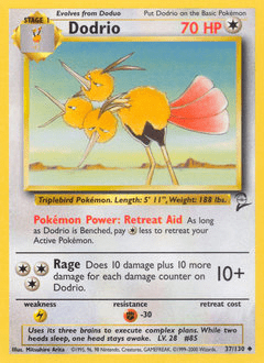 Dodrio #37 from Base Set 2